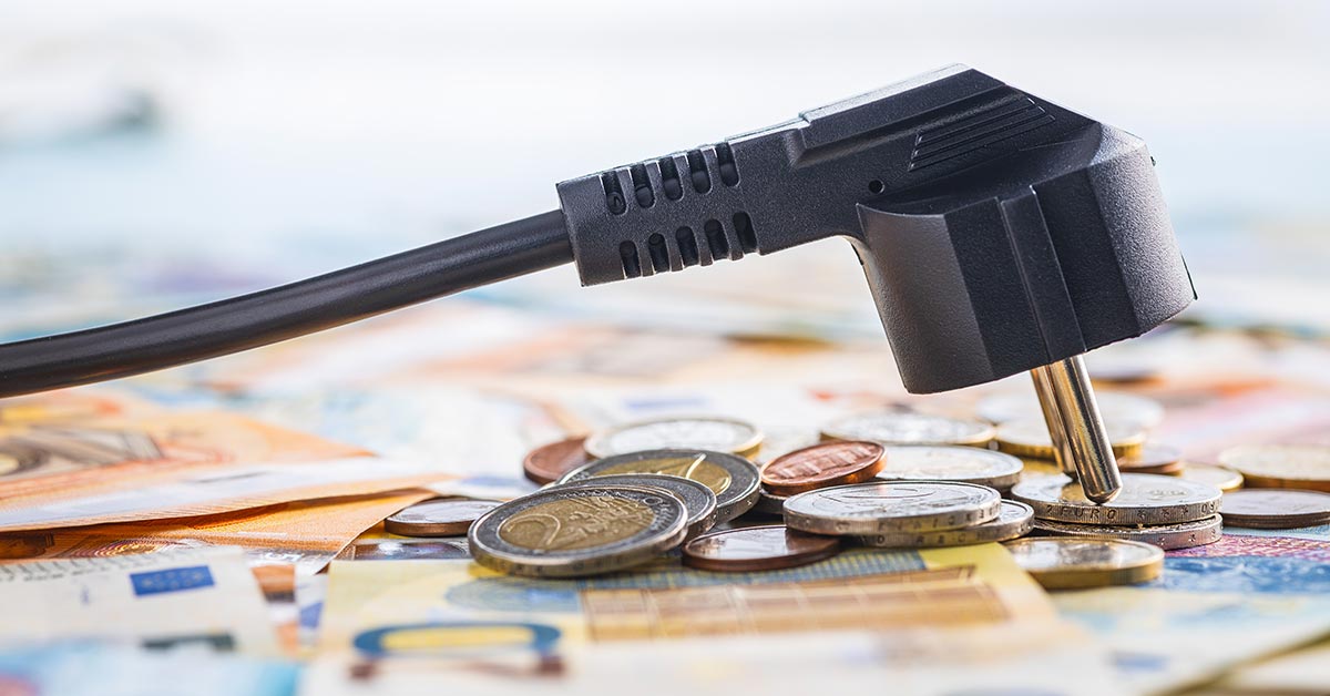 Contador inteligente y curva de carga del consumo eléctrico por horas
